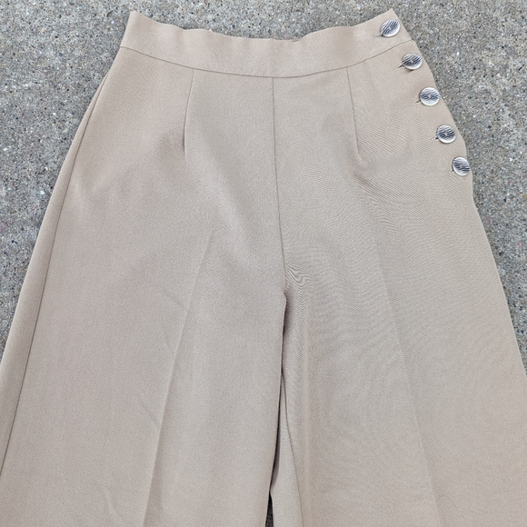 HEYDAY VINTAGE STYLE 1940's repro wide leg pants UK10 - Picture 7 of 11